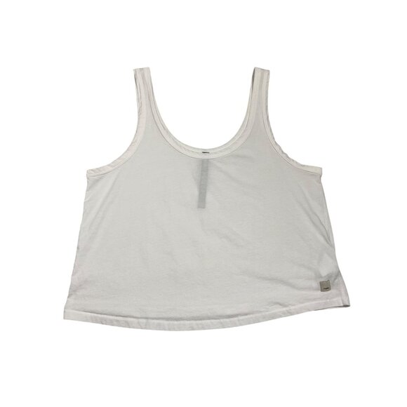 Vuori Tops - Vuori White Scoop Neck Tank Top